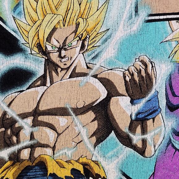 Dragon-Ball-Z Son-Goku Shirt Medium 19x24 Black - Picture 10 of 16